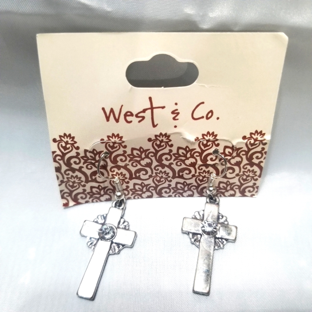 Cross Earrings                     B5